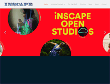 Tablet Screenshot of inscapearts.org